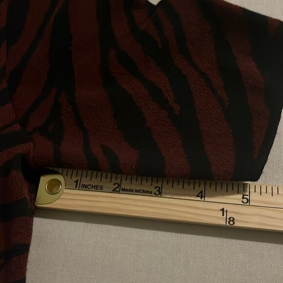 Michael Kors Zebra Print Sweater T Shirt L - Picture 6 of 10